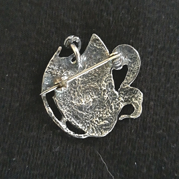 sterling silver pendant/ brooch - Picture 2 of 2